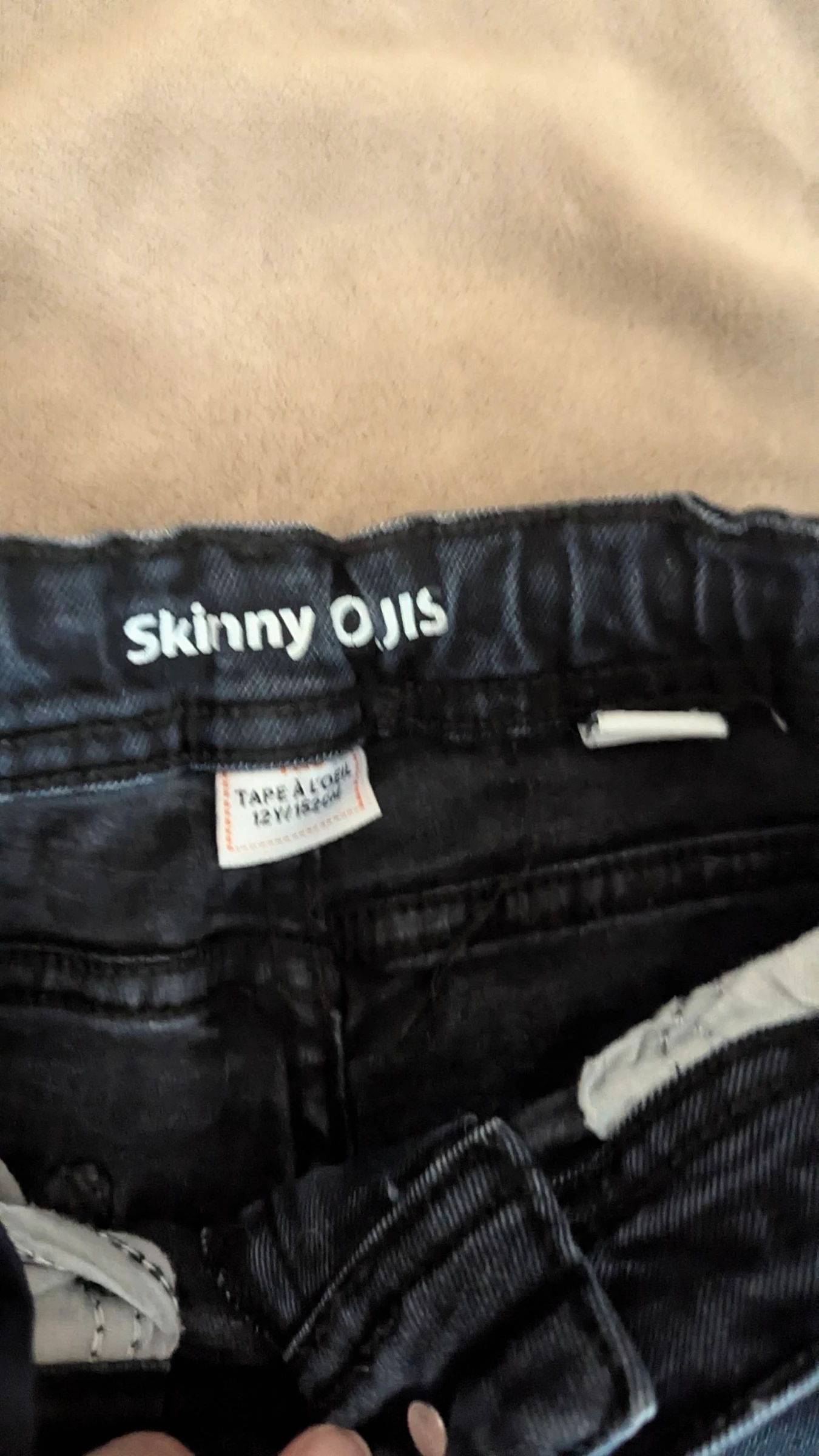 Lote de tres jeans con detalle de cinta – photo 7